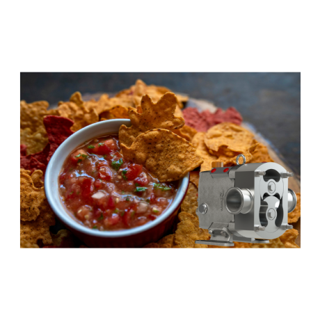  Bombas lobulares para salsas martajadas QL: textura intacta 